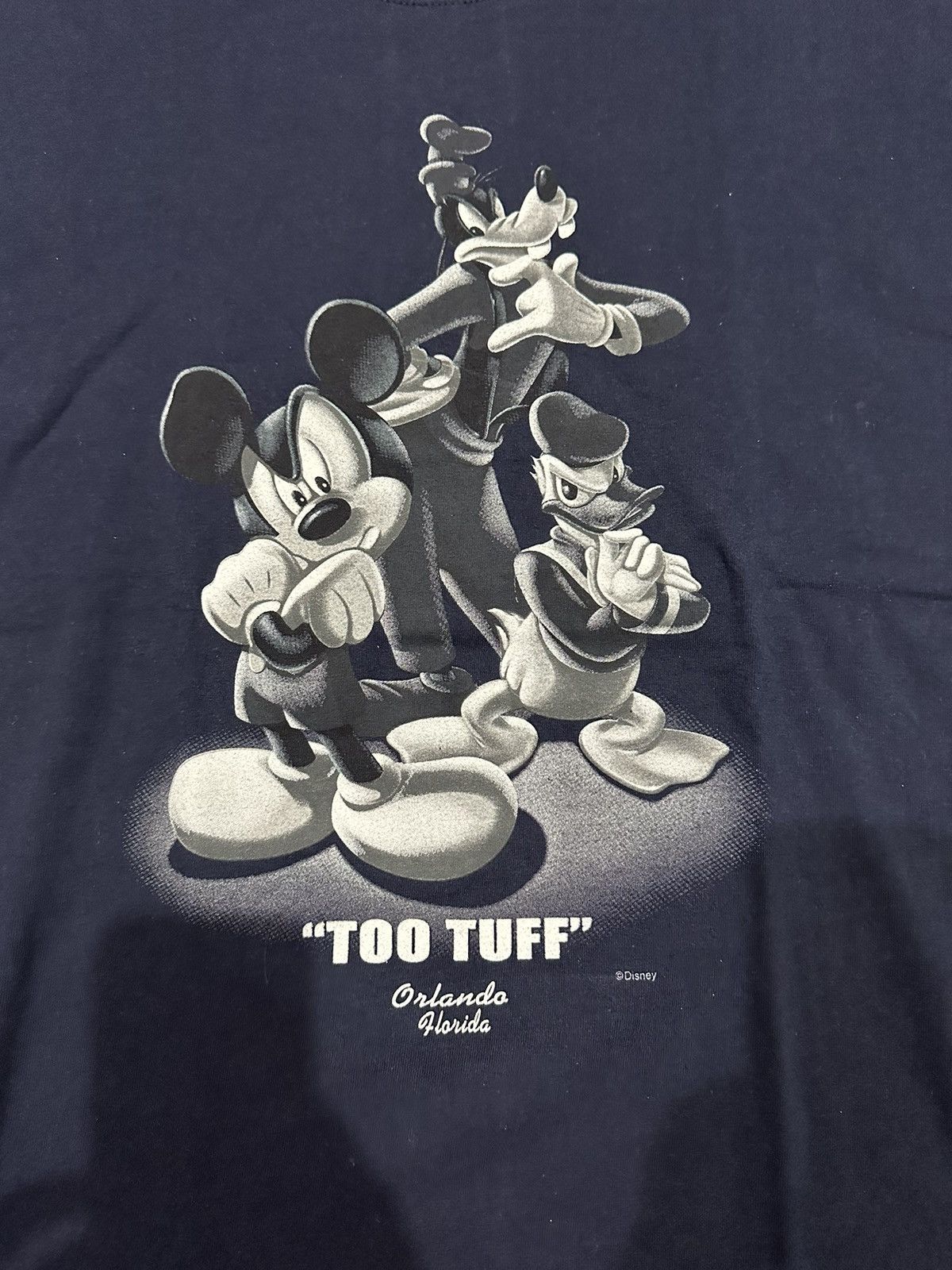 Gildan 2000s Disney "Too Tuff" Disney Characters Cartoon Size US XL / EU 56 / 4 - 1 Thumbnail