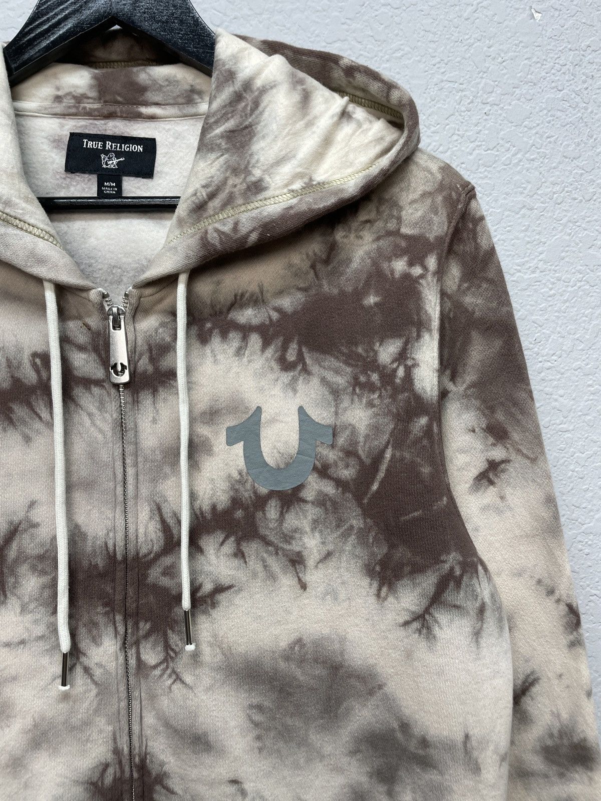 Japanese Brand Vintage Y2K True Religion Tye Dye Zip Hoodie Size US M / EU 48-50 / 2 - 6 Thumbnail