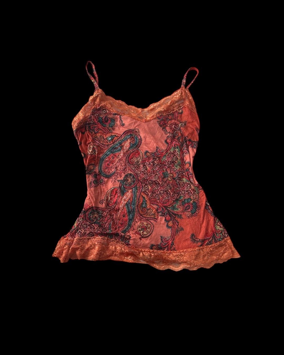 Other Vibrant orange blouse with stylish print Size M / US 6-8 / IT 42-44 - 1 Preview