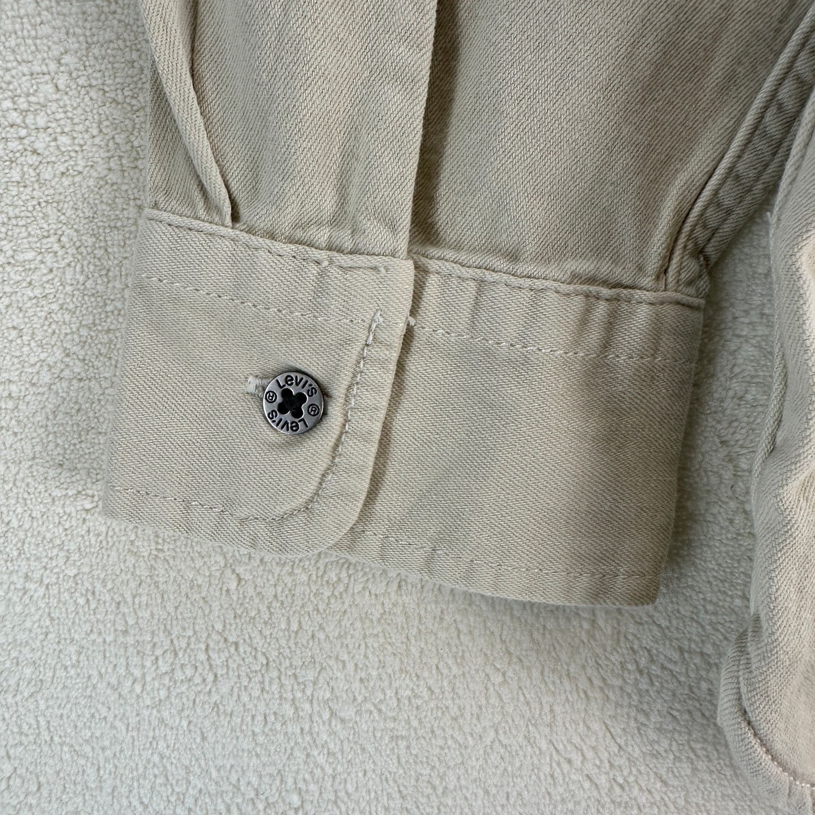Levi's LEVI'S MEN'S LARGE AUBURN WORKER SHIRT BEIGE Size US L / EU 52-54 / 3 - 5 Thumbnail