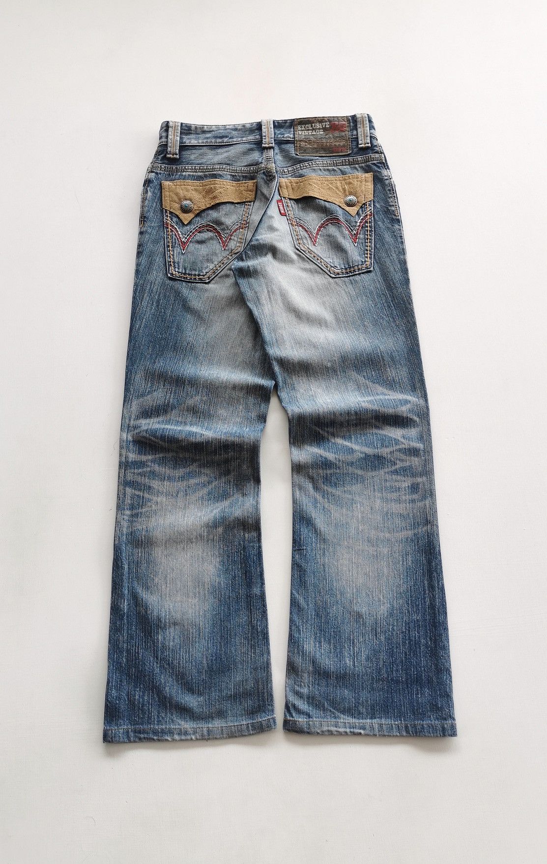 Edwin Edwin 441XVS Bootcut Distressed Jeans Size US 29 - 5 Thumbnail