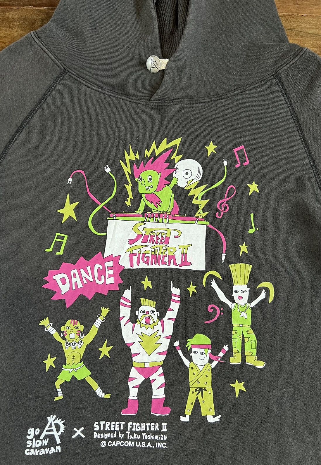 Anime × Japanese Brand × go slow caravan Vintage Go Slow Caravan x Street Fighter 2 Capcom USA Hoodie Size US L / EU 52-54 / 3 - 3 Thumbnail