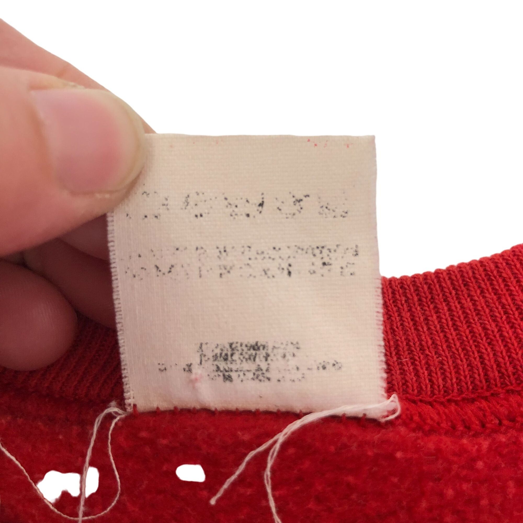 Other Vtg Red Crewneck Chore Work RAGLAN 50/50 Sweatshirt Size US L / EU 52-54 / 3 - 3 Thumbnail