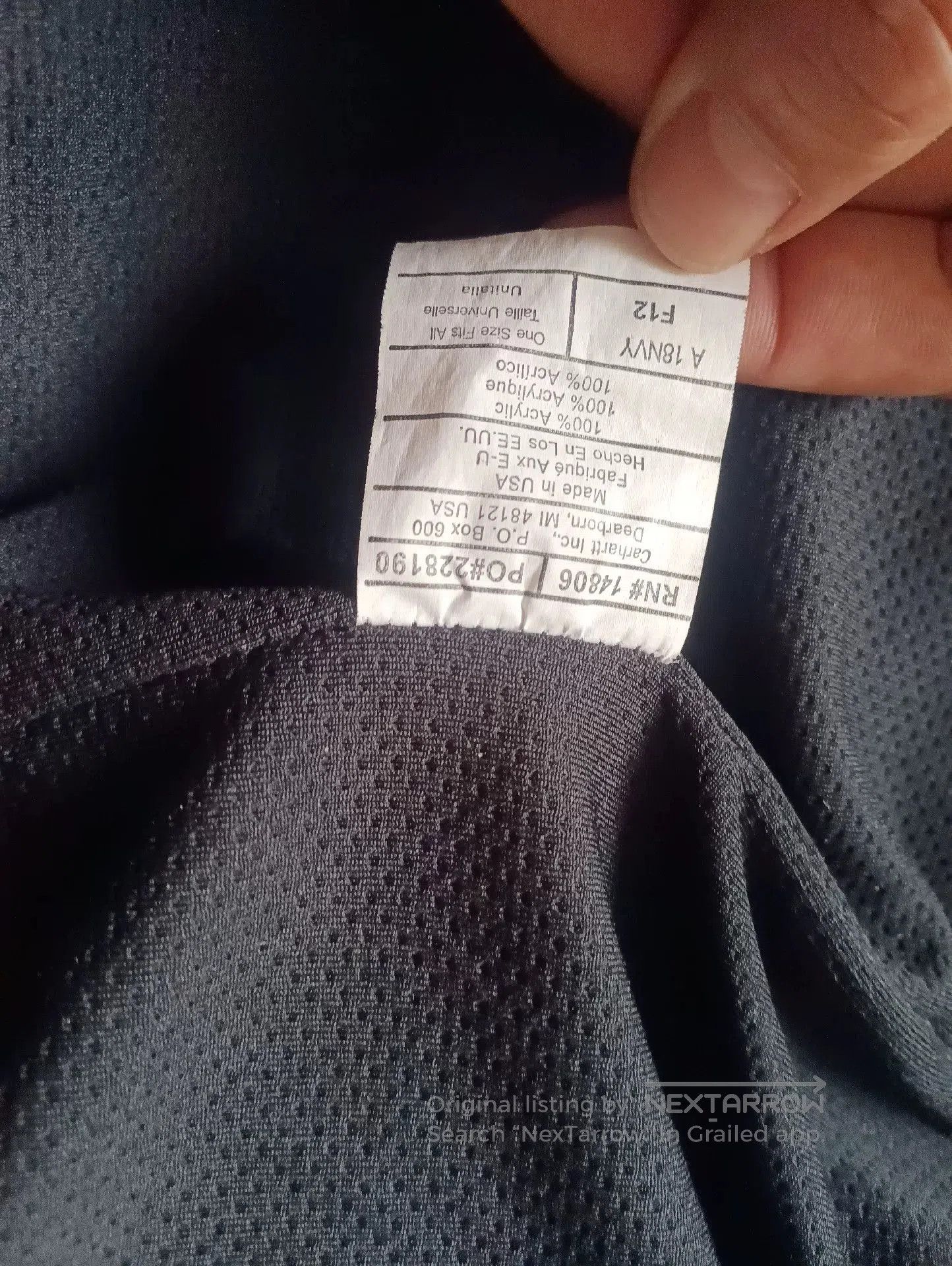 Carhartt Carhartt RN 14806 Black M Jacket. Size US M / EU 48-50 / 2 - 4 Thumbnail