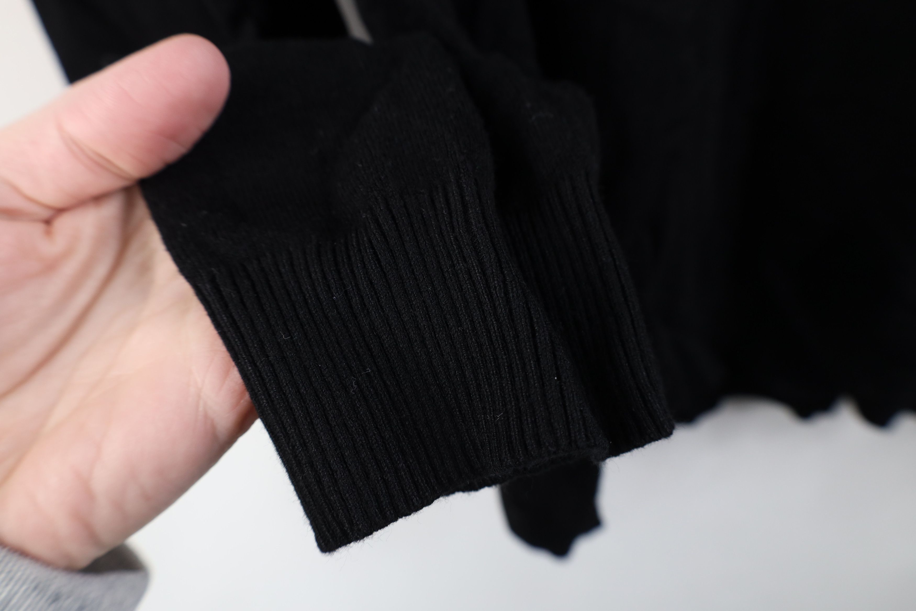 Calvin Klein Vintage 90s Y2K Calvin Klein Knit Turtleneck Sweater Black Size XL / US 12-14 / IT 48-50 - 6 Thumbnail
