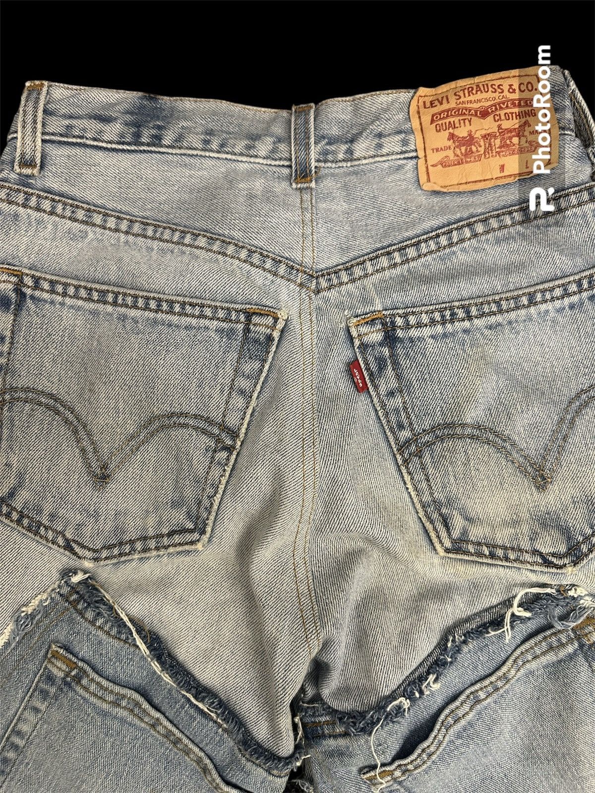 Levi's × Levi's Vintage Clothing Patchwork Upcycled Levi’s Denim Jeans Size 24" / US 00 / IT 34 - 8 Thumbnail