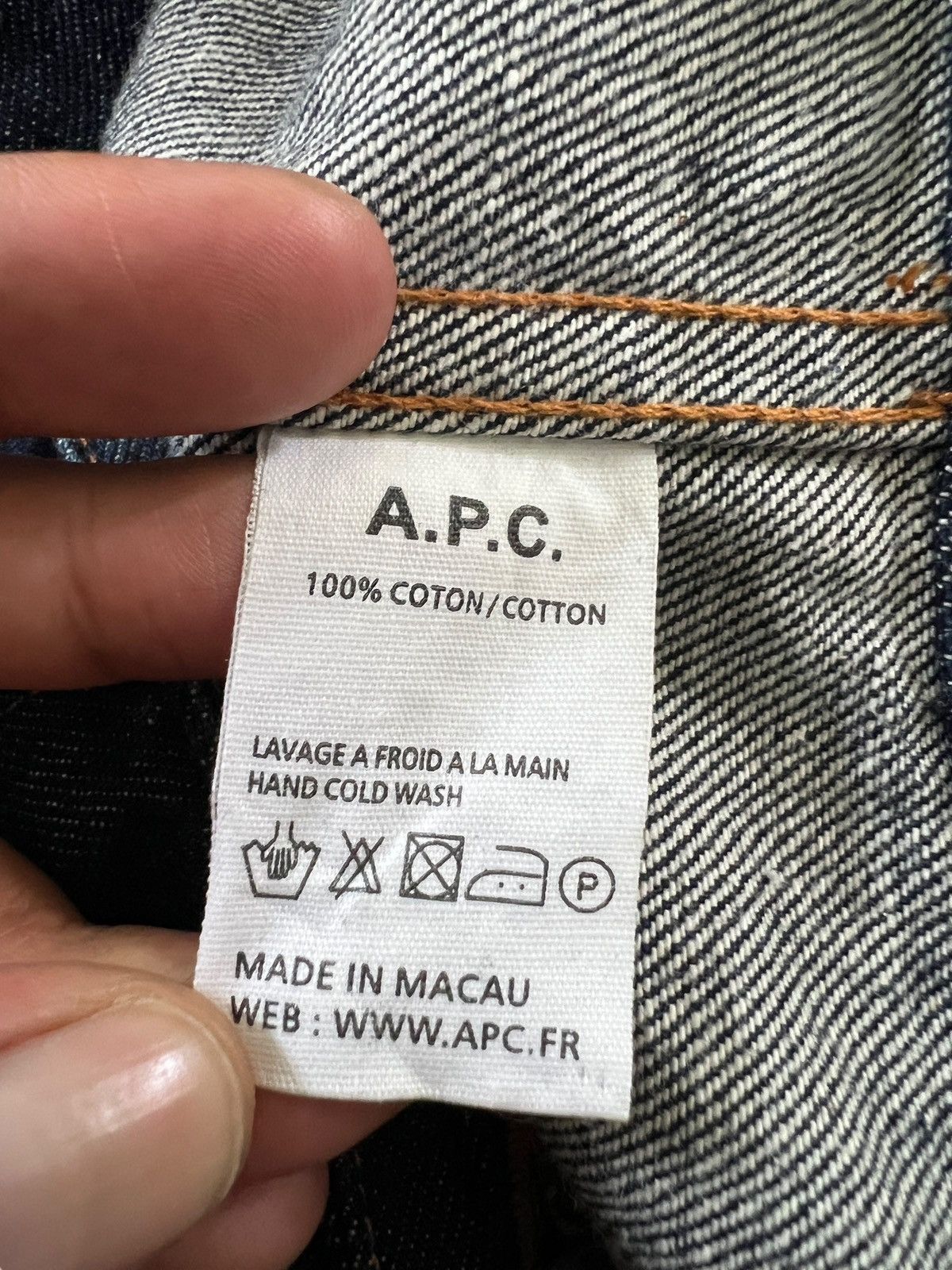 A.P.C. A.P.C Type-II Selvedge Denim Jacket Size US XS / EU 42 / 0 - 13 Thumbnail