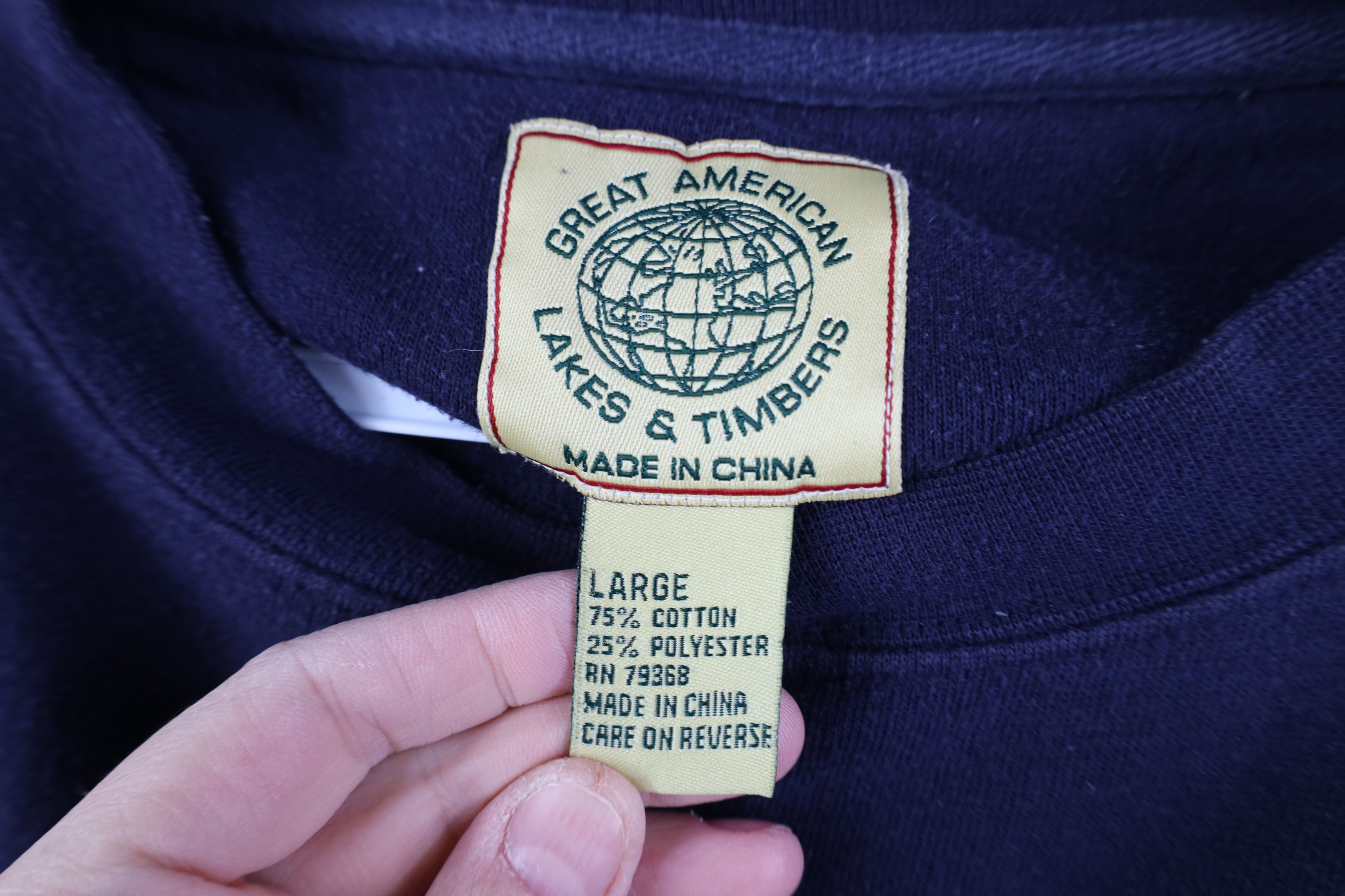 Vintage Vintage 90s Streetwear Spell Out Golf Crewneck Sweatshirt Size US L / EU 52-54 / 3 - 11 Thumbnail