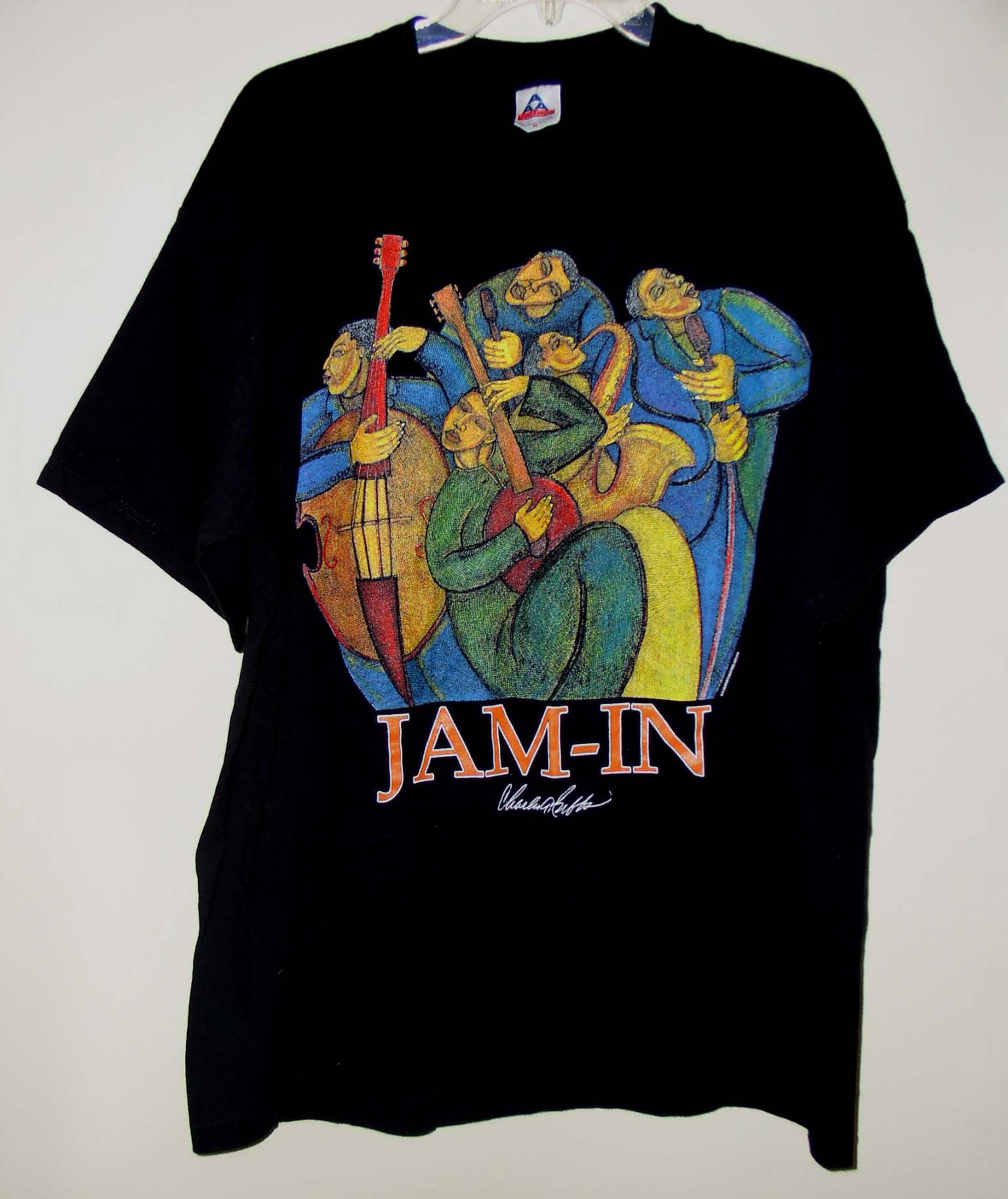楽天市場】90s USA製 ☆ ジャズ アート プリント Tシャツ