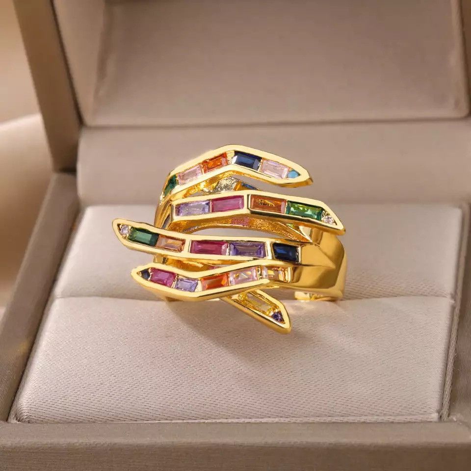 Japanese Brand × Jewelry × Vintage Creative Prayer Hand Rings y2k streetwear style Size ONE SIZE - 6 Thumbnail