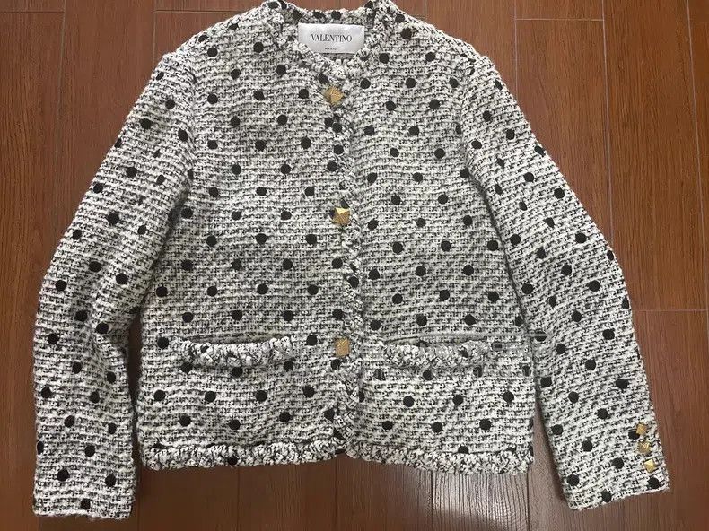 Valentino Valentino Polka dot metal buckle on top jacket Size M / US 6-8 / IT 42-44 - 1 Thumbnail