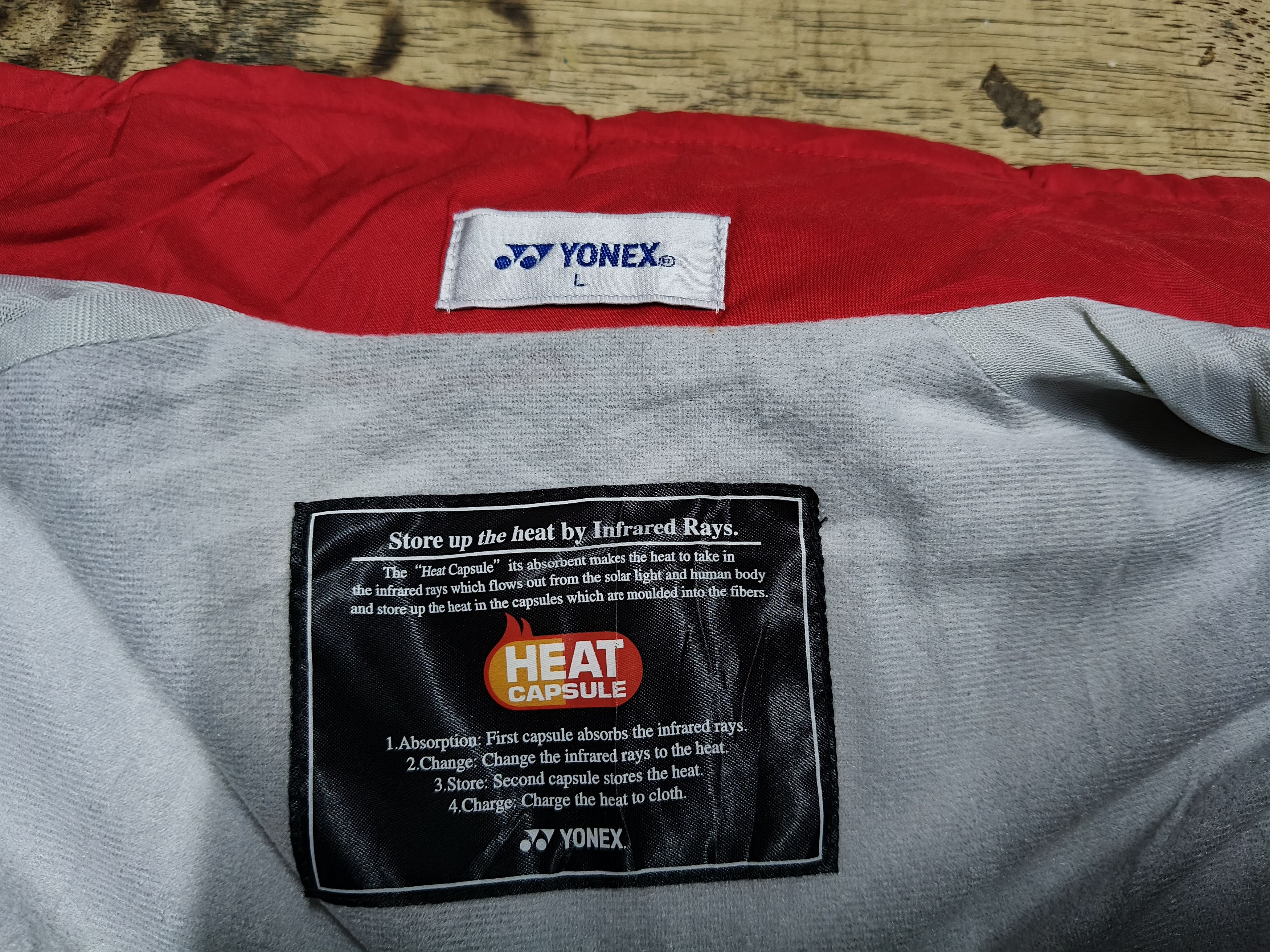 Japanese Brand Vintage Yonex Heat Capsule Jacket Size US L / EU 52-54 / 3 - 9 Thumbnail