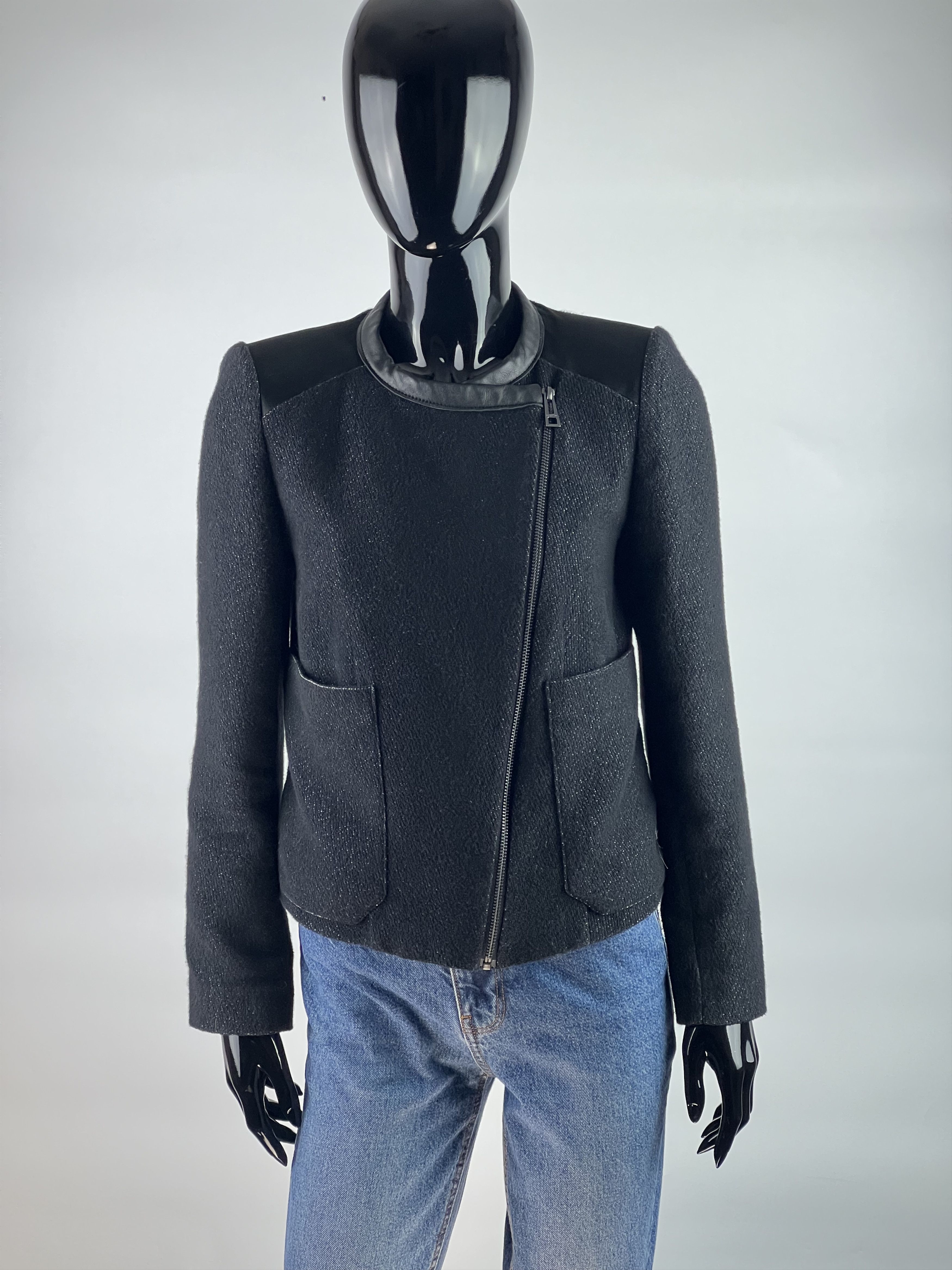 Zadig & Voltaire Zadig & Voltaire Deluxe Jacket Women's Size 38 Leather Trim Size XS / US 0-2 / IT 36-38 - 1 Thumbnail