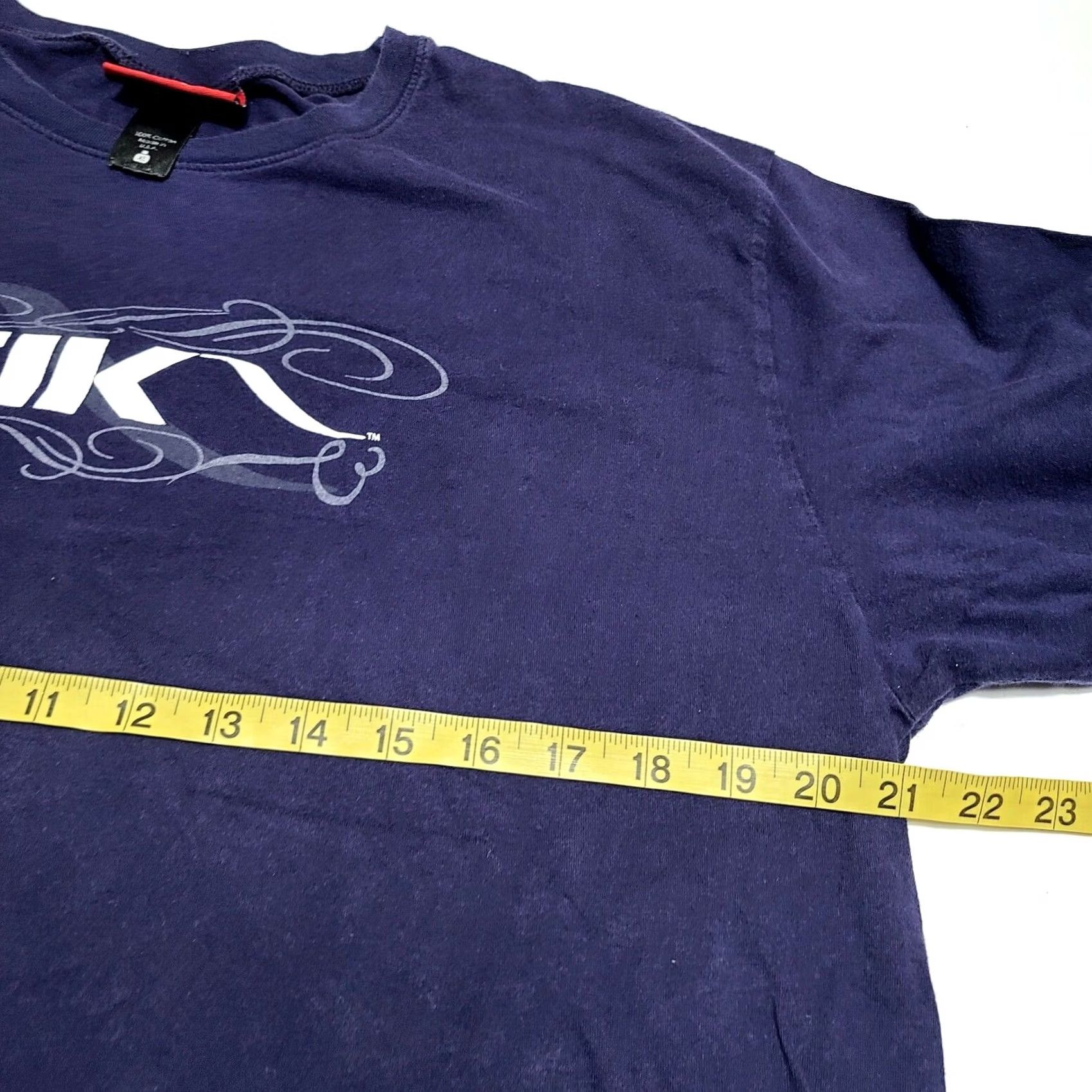 Vintage VINTAGE SIK T-Shirt XL Blue Y2K Cyber Grunge Beach Surfer Longsleeve Mens Size US XL / EU 56 / 4 - 6 Thumbnail