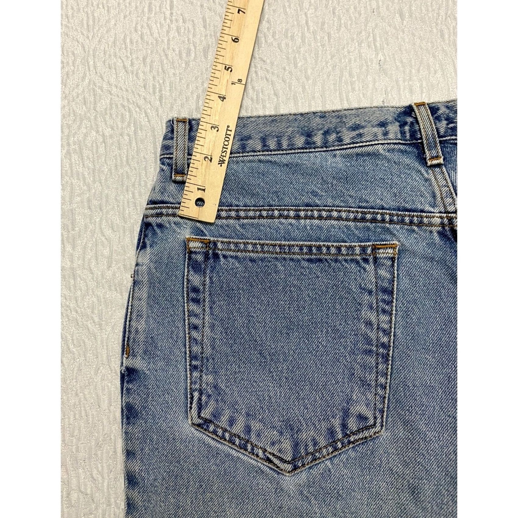 Calvin Klein VINTAGE Calvin Klein Jeans High Rise Double Stone Wash 13/14 Blue Denim 32in Inseam Womens Size 30" / US 8 / IT 44 - 5 Thumbnail