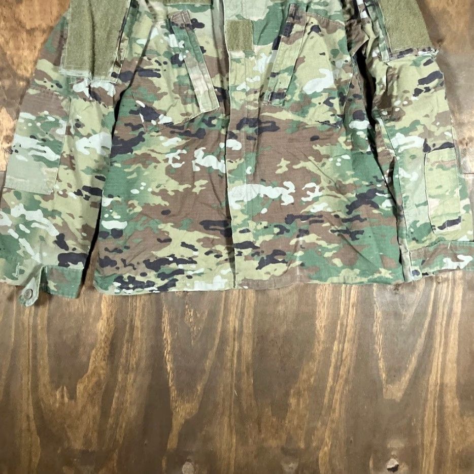 Vintage VINTAGE Army Air Force Combat Womens Coat Green OCP Camo ACU Uniform Stretch 39 Regular Size XS / US 0-2 / IT 36-38 - 3 Thumbnail