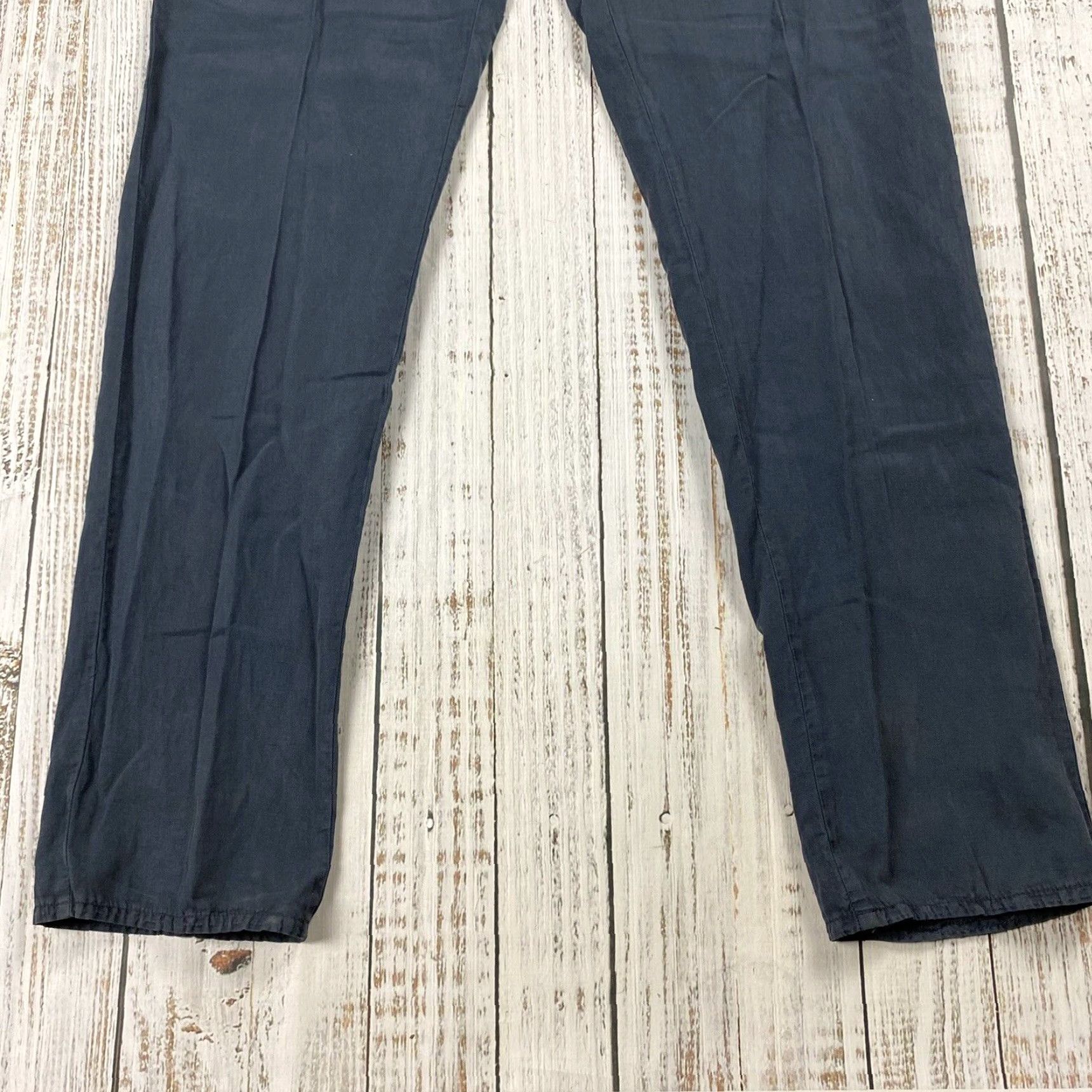 Vintage PT01 Easy Fit Blue Dress Pants Men's Size 36 Cotton Linen Tapered Solid IVY PREP Size US 36 / EU 52 - 3 Thumbnail