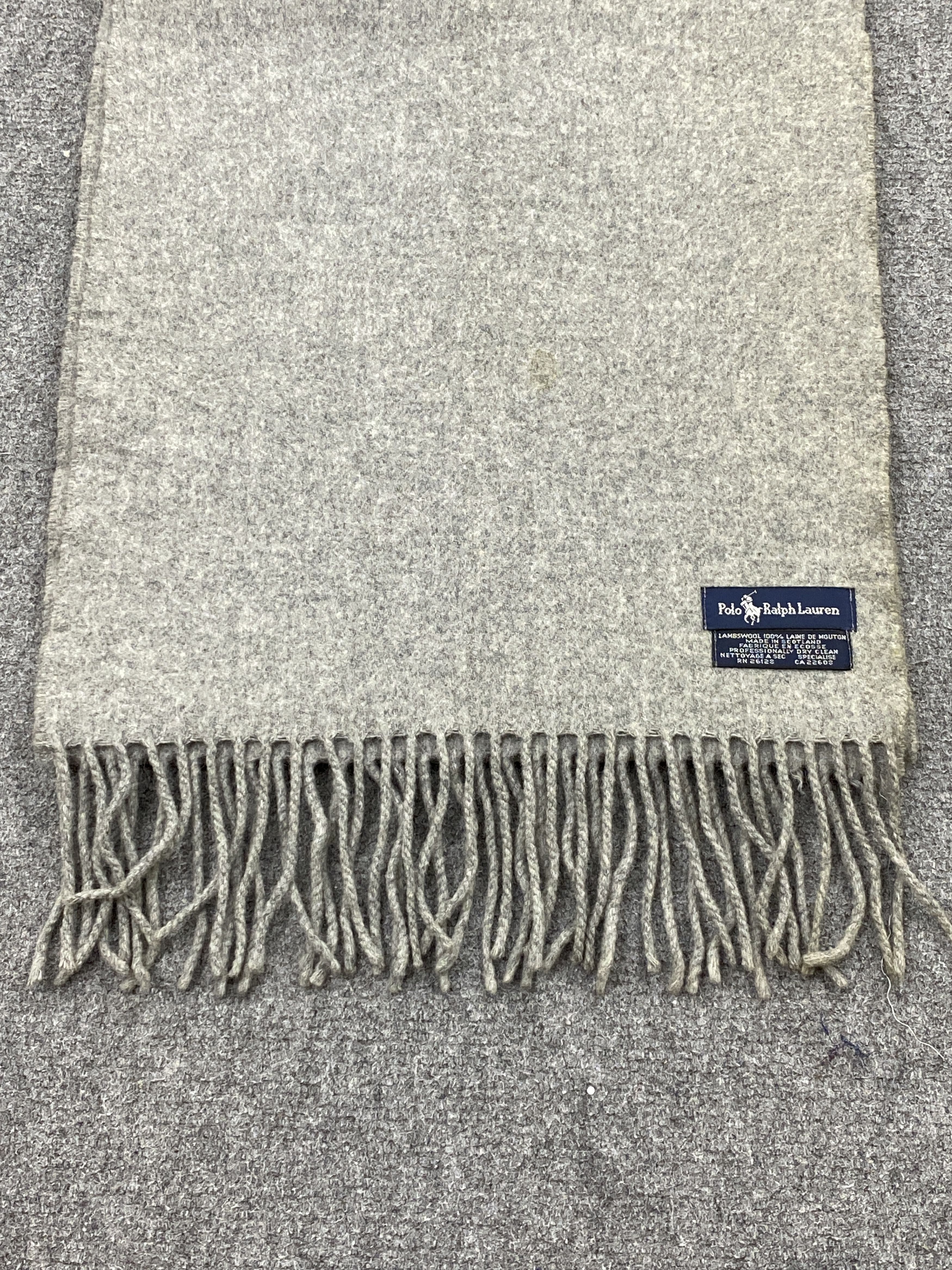 Polo Ralph Lauren Polo Ralph Lauren Scotland Muffler Scarf Pure Wool - SC0023 Size ONE SIZE - 4 Thumbnail