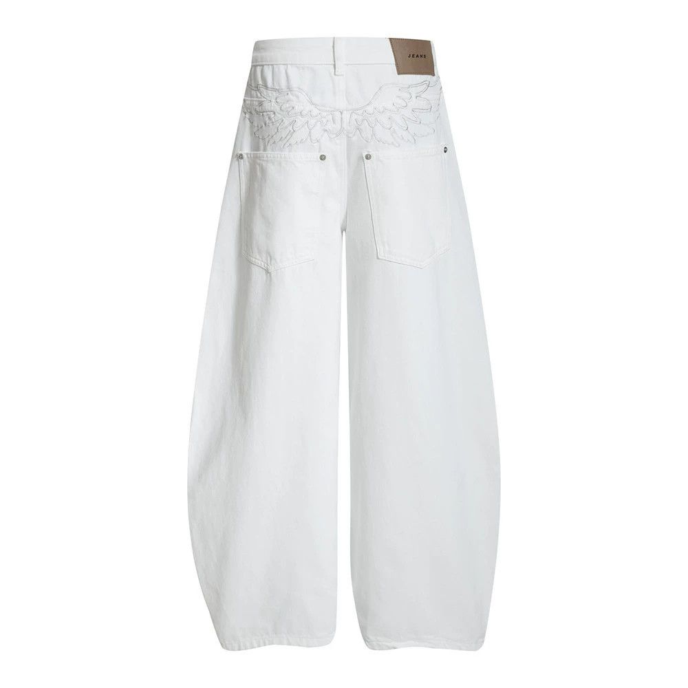 Jean Men's high street wings embroidered scimitar jeans Size US 32 / EU 48 - 2 Thumbnail