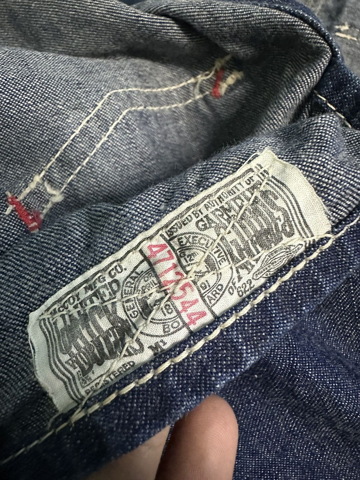 Japanese Brand vintage joe mc coy 8 Hour Union made by the the real McCOYS Size US M / EU 48-50 / 2 - 13 Thumbnail