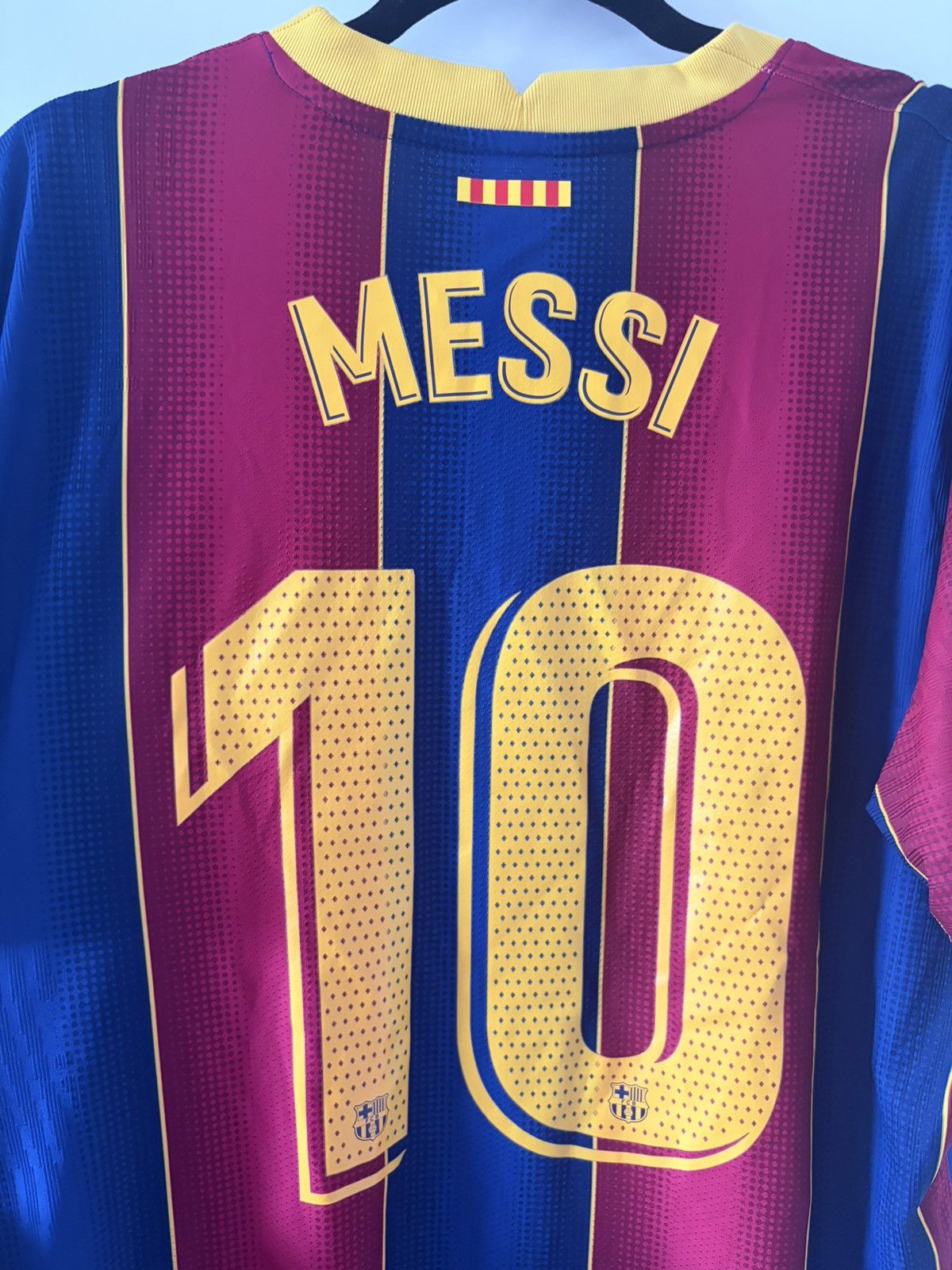 Barcelona nike 2020/2021 domowa Messi meczowa — zdjęcie 2