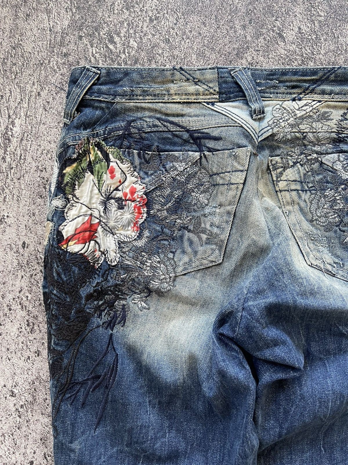 Japanese Brand Y2k Jpj poem grunge ifsixwasnine bootcut jeans Size US 28 / EU 44 - 4 Thumbnail