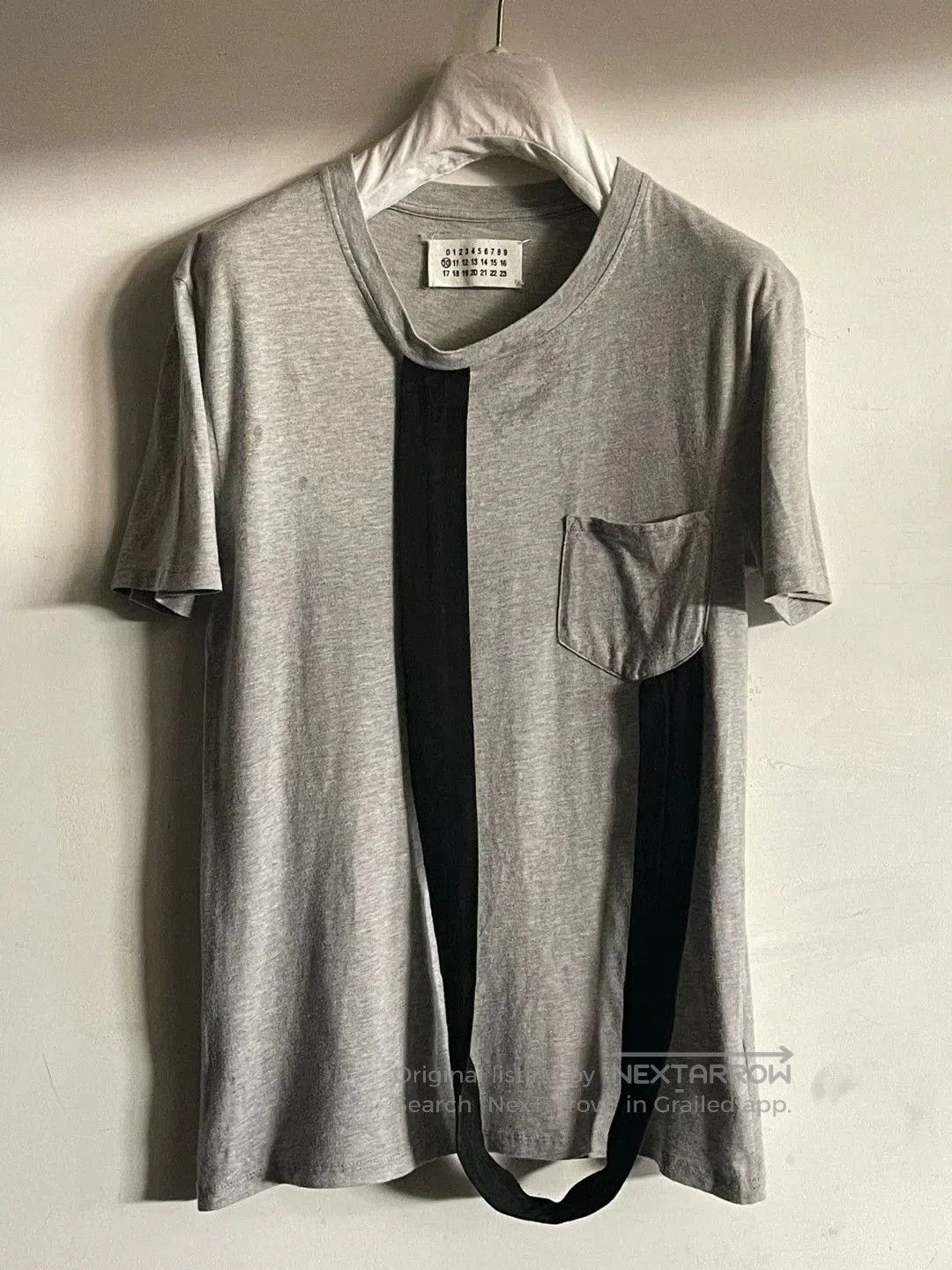 Maison Martin Margiela Gray Short Sleeve T-Shirt.