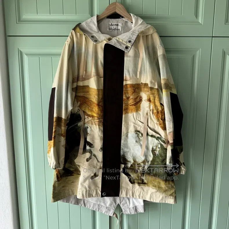 Acne Studios Acne Studios Pony Pattern Oil Painting Print Shirt Jacket, Size US S / EU 44-46 / 1 - 1 Thumbnail