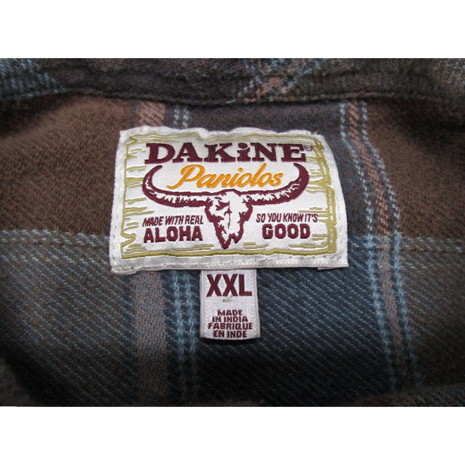 Dakine DAKINE Flannel Shirt Mens 2XL Plaid Check Paniolos Gorpcore Outdoors Shirt Size US XXL / EU 58 / 5 - 2 Thumbnail