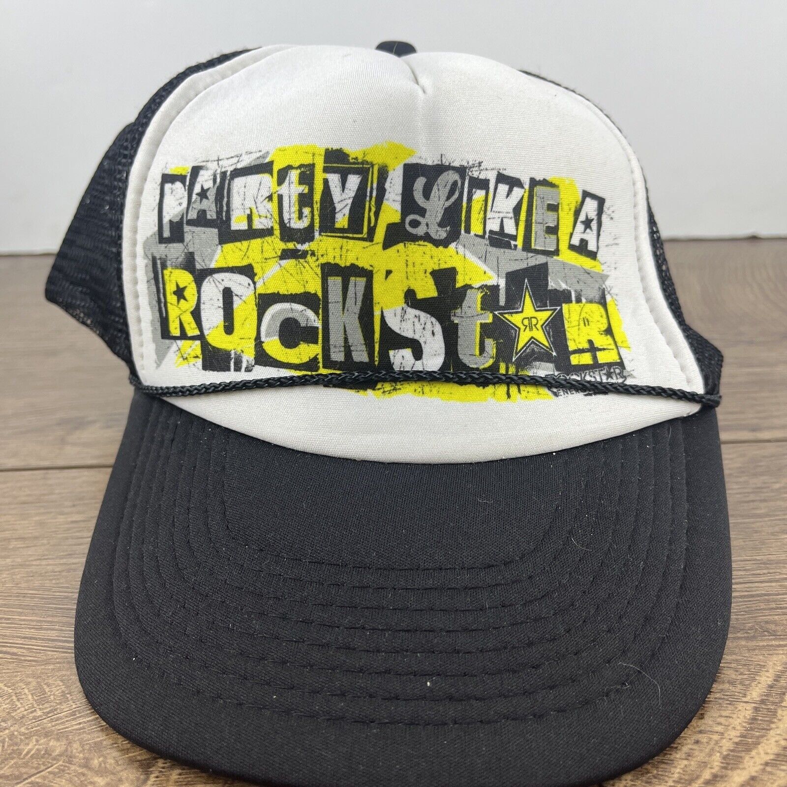 Other Rockstar Hat Party Like a Rockstar Black Hat Adjustable Adul Size ONE SIZE - 4 Thumbnail