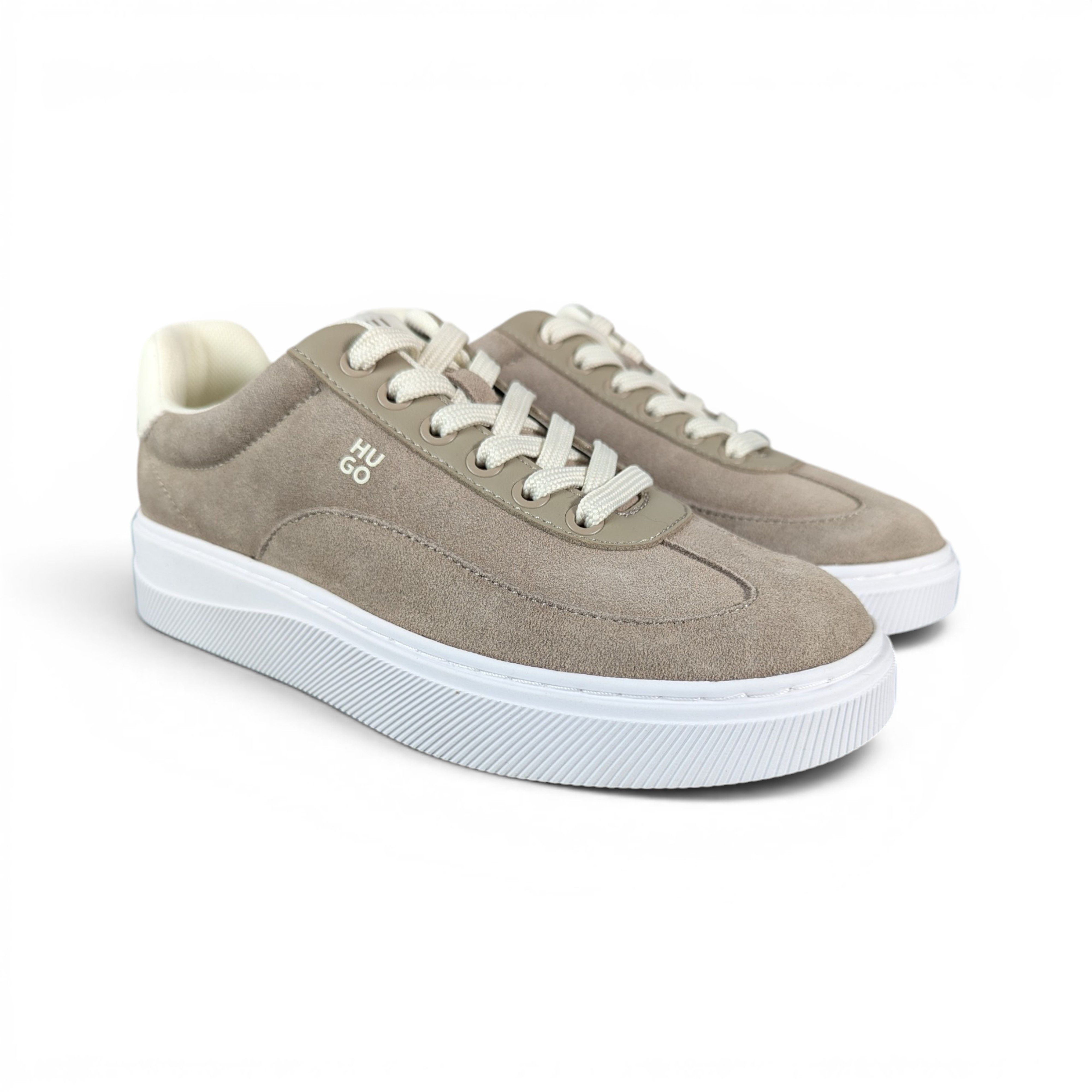 Hugo Boss HUGO BOSS BROWN SUEDE SNEAKERS Size US 7 / IT 37 - 3 Thumbnail