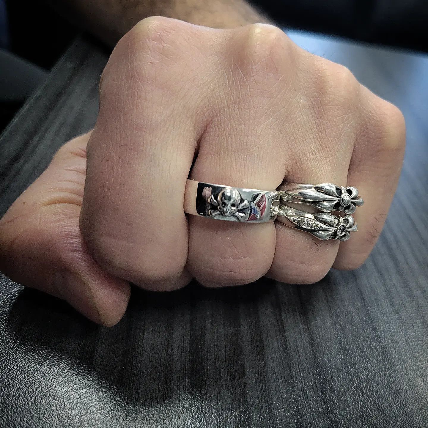 Other Fleur de Lys Floral Band (925 Silver) Size ONE SIZE - 1 Thumbnail