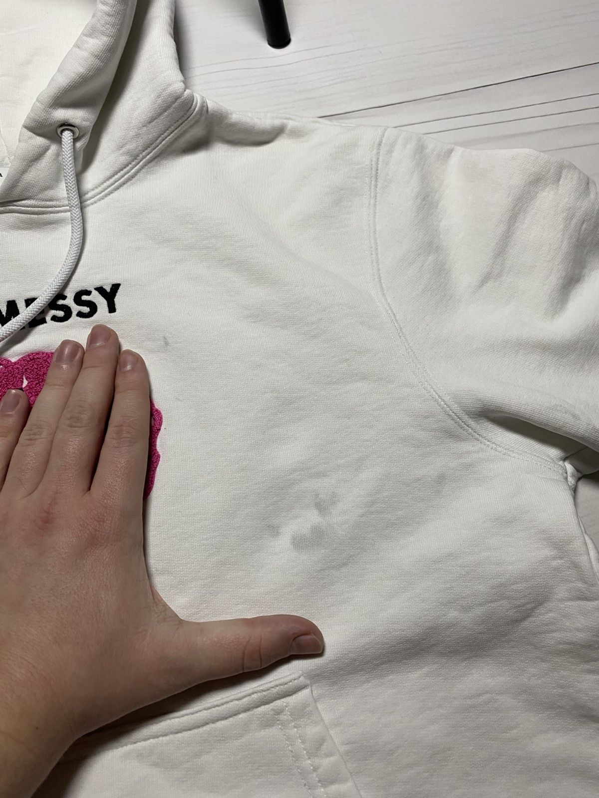 Sandro Sandro x Mr. Messy Big logo y2k hoodie Size S / US 4 / IT 40 - 15 Thumbnail