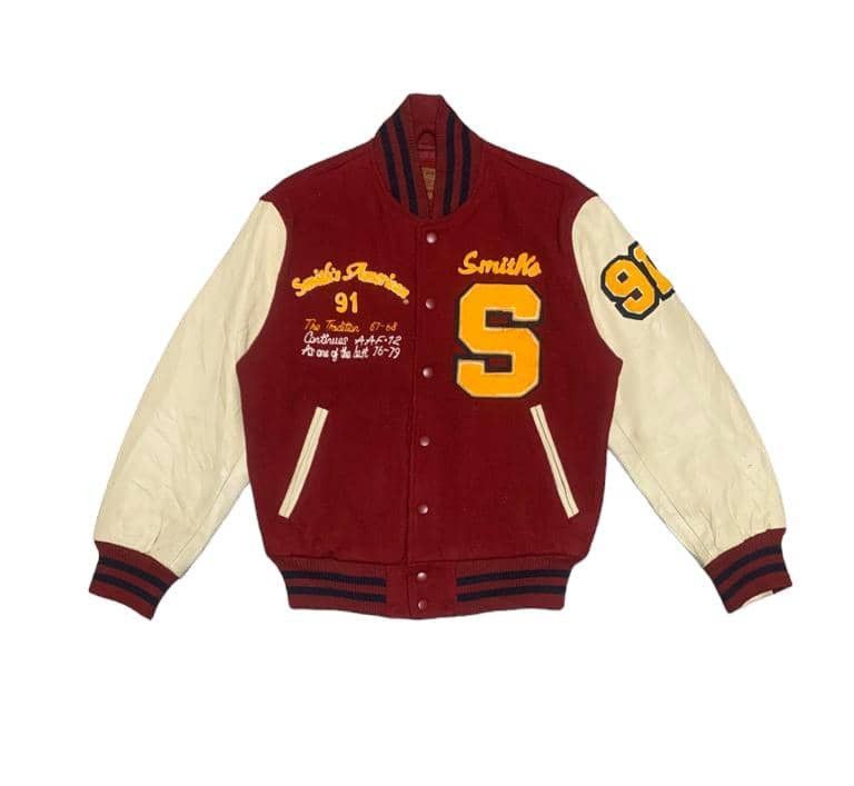 Smith's American Vintage 80s Smith’s American Wool Varsity Jacket Size US M / EU 48-50 / 2 - 3 Thumbnail