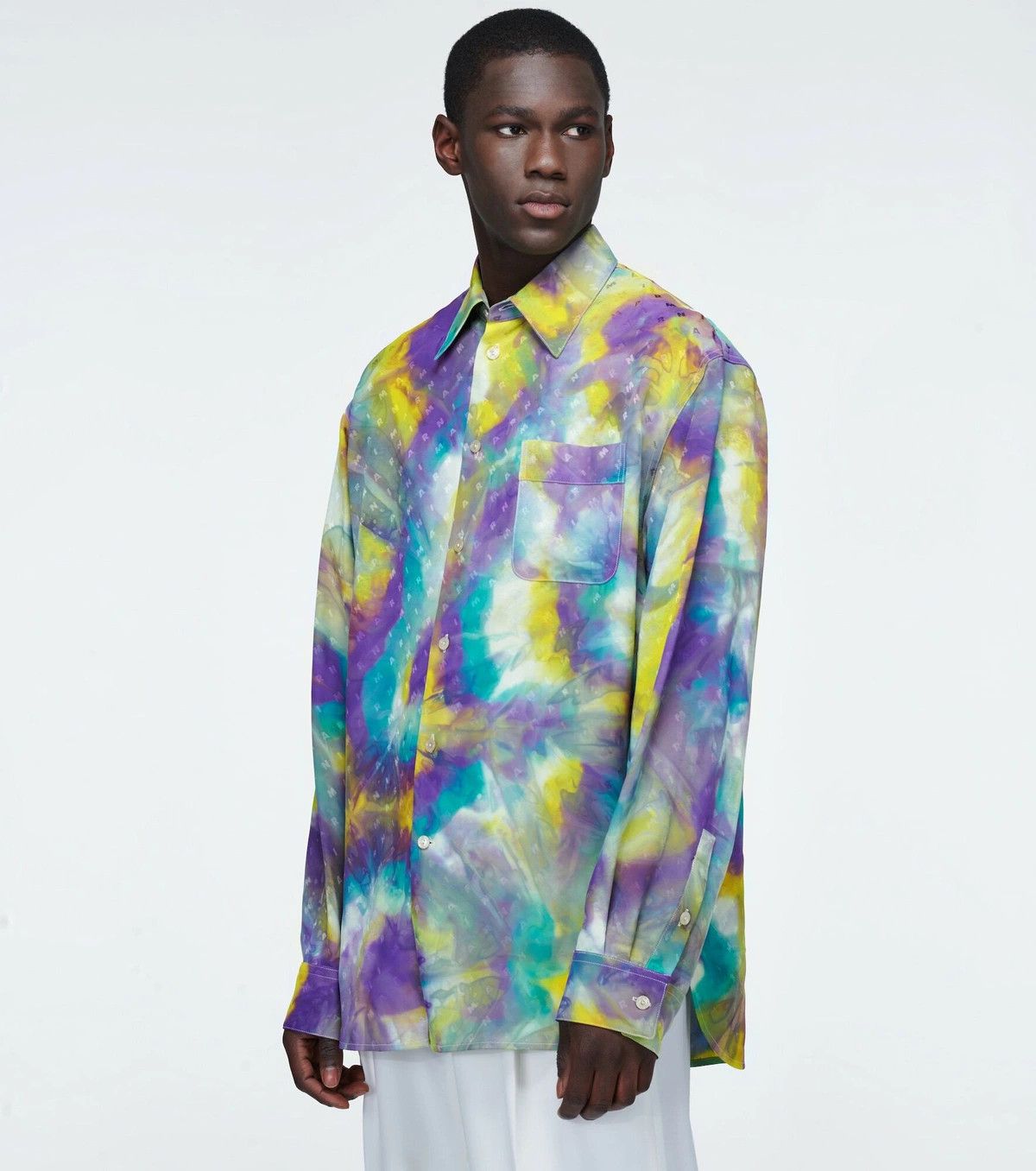 Marni o1y0225 Patterned Shirt in Multicolor Size US S / EU 44-46 / 1 - 3 Thumbnail