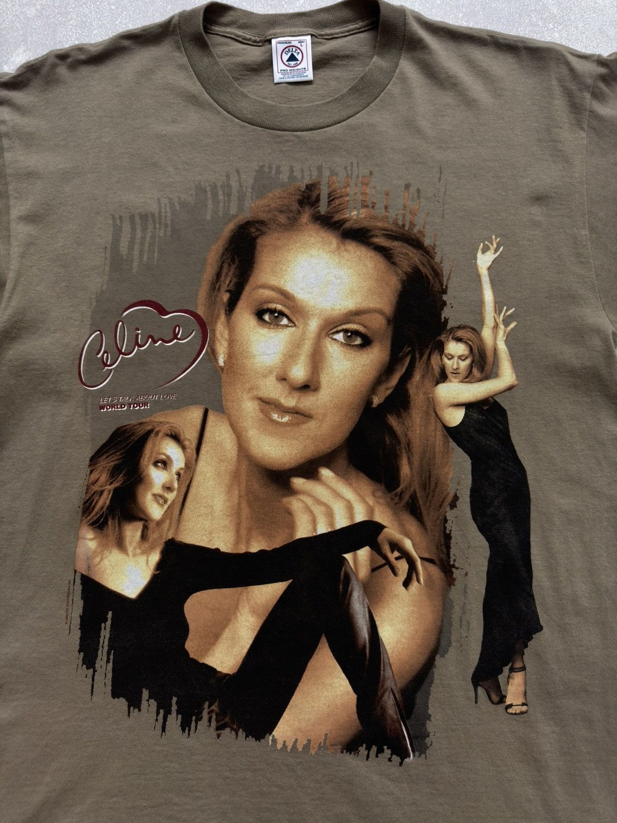 Band Tees × Vintage Vintage Celine Dion Let’s Talk About Love 1999 Tee Shirt Size US L / EU 52-54 / 3 - 5 Thumbnail