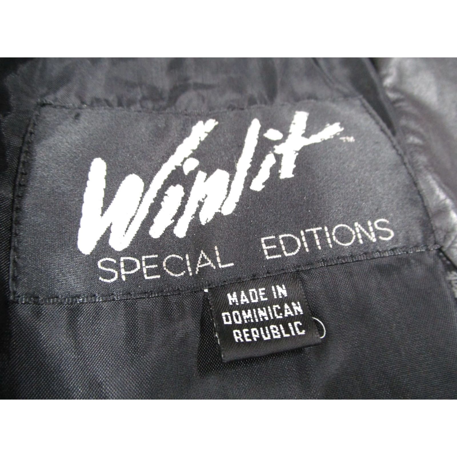 Vintage VINTAGE Winlit Leather Coat Womens Medium Black Embroidered Long Jacket 90s Size M / US 6-8 / IT 42-44 - 3 Thumbnail