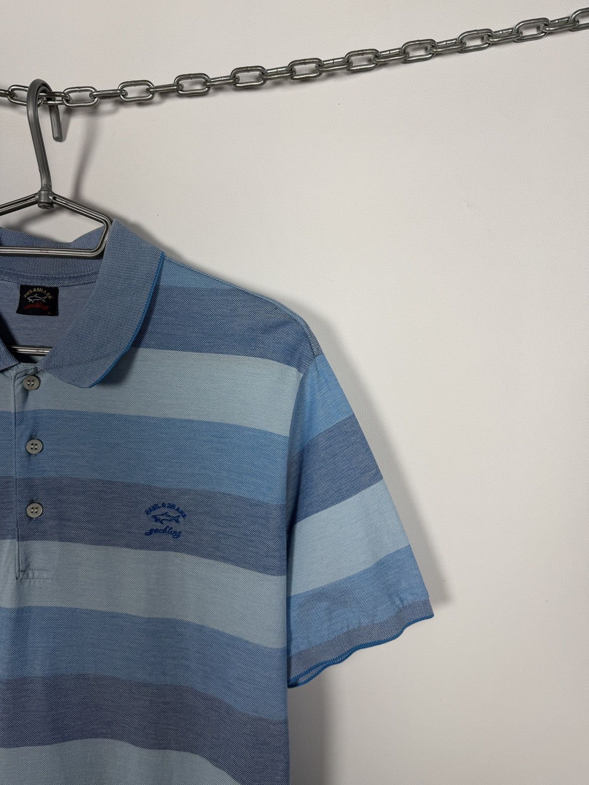 Paul & Shark Men’s Paul Shark Striped Polo Shirt Made in Italy Size XL Size US XL / EU 56 / 4 - 2 Thumbnail