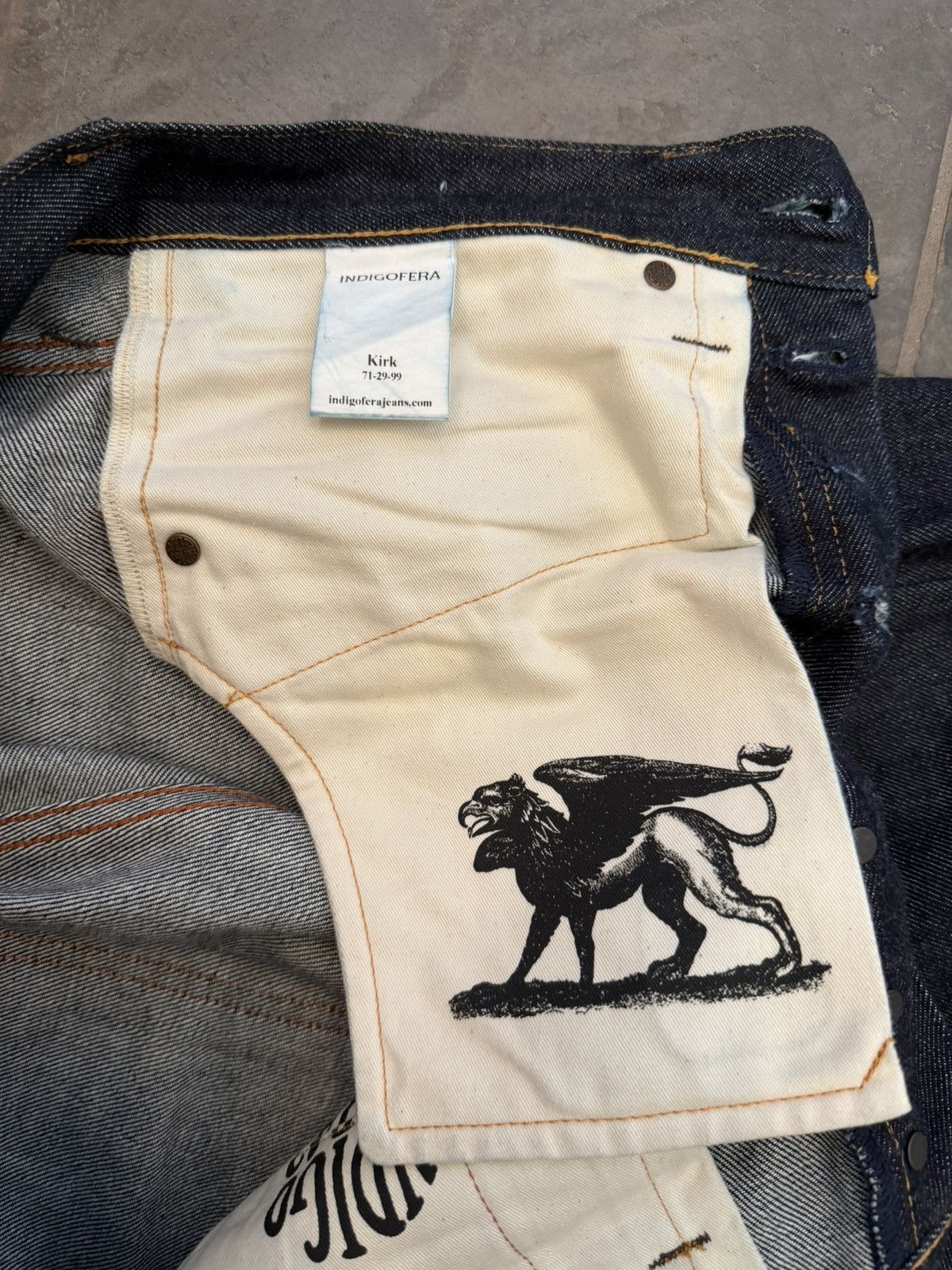 Indigofera Indigofera Kirk Jeans – Indigo Selvedge Size US 29 - 4 Thumbnail
