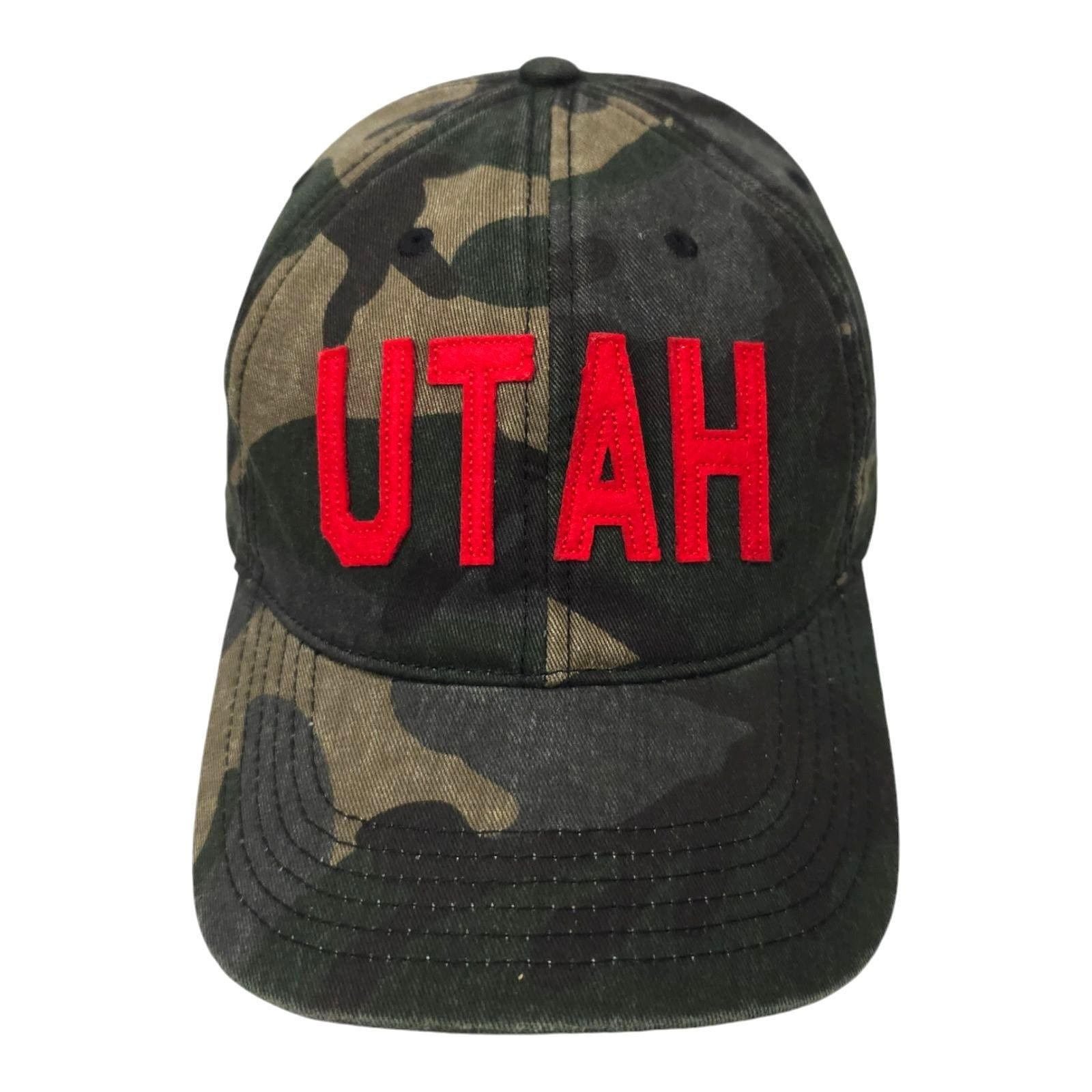Other Utah Utes Camo Adjustable Cap Trucker Baseball Hat Stitched Size ONE SIZE - 1 Thumbnail