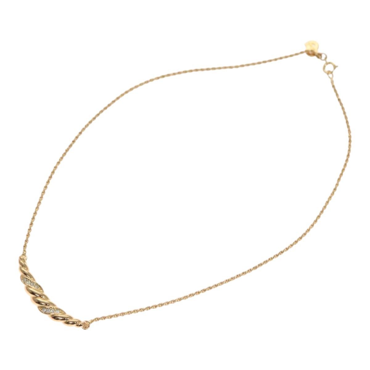 Dior Christian Dior Collar Necklace Metal with Faux Pearls Size ONE SIZE - 1 Thumbnail