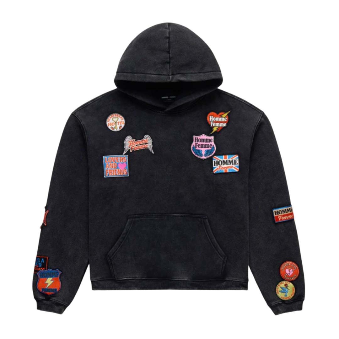 Homme + Femme La Homme Femme Heartbreak Hoodie Black Size US XXL / EU 58 / 5 - 1 Thumbnail