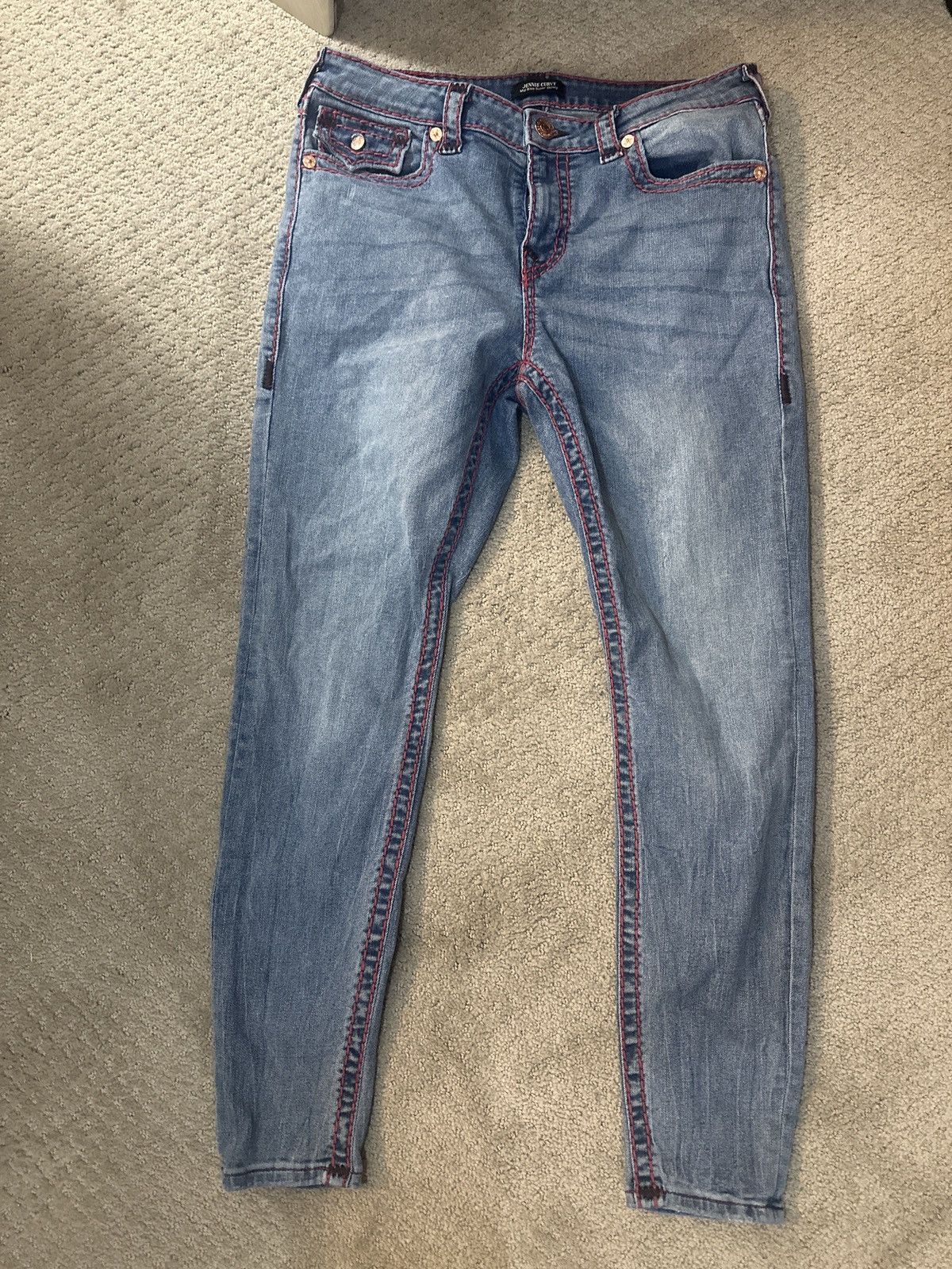 Other Women’s Mid Rise Super Skinny True Religion Jeans Size 31" - 1 Thumbnail
