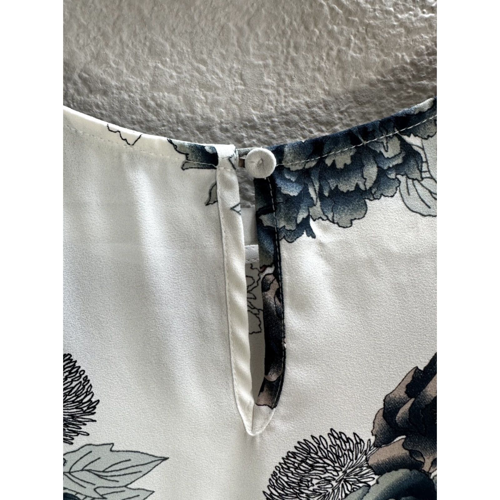 Vintage Daniel Rainn Blouse Shirt Women's Floral White Bell Sleeve Sz S Size S / US 4 / IT 40 - 5 Thumbnail