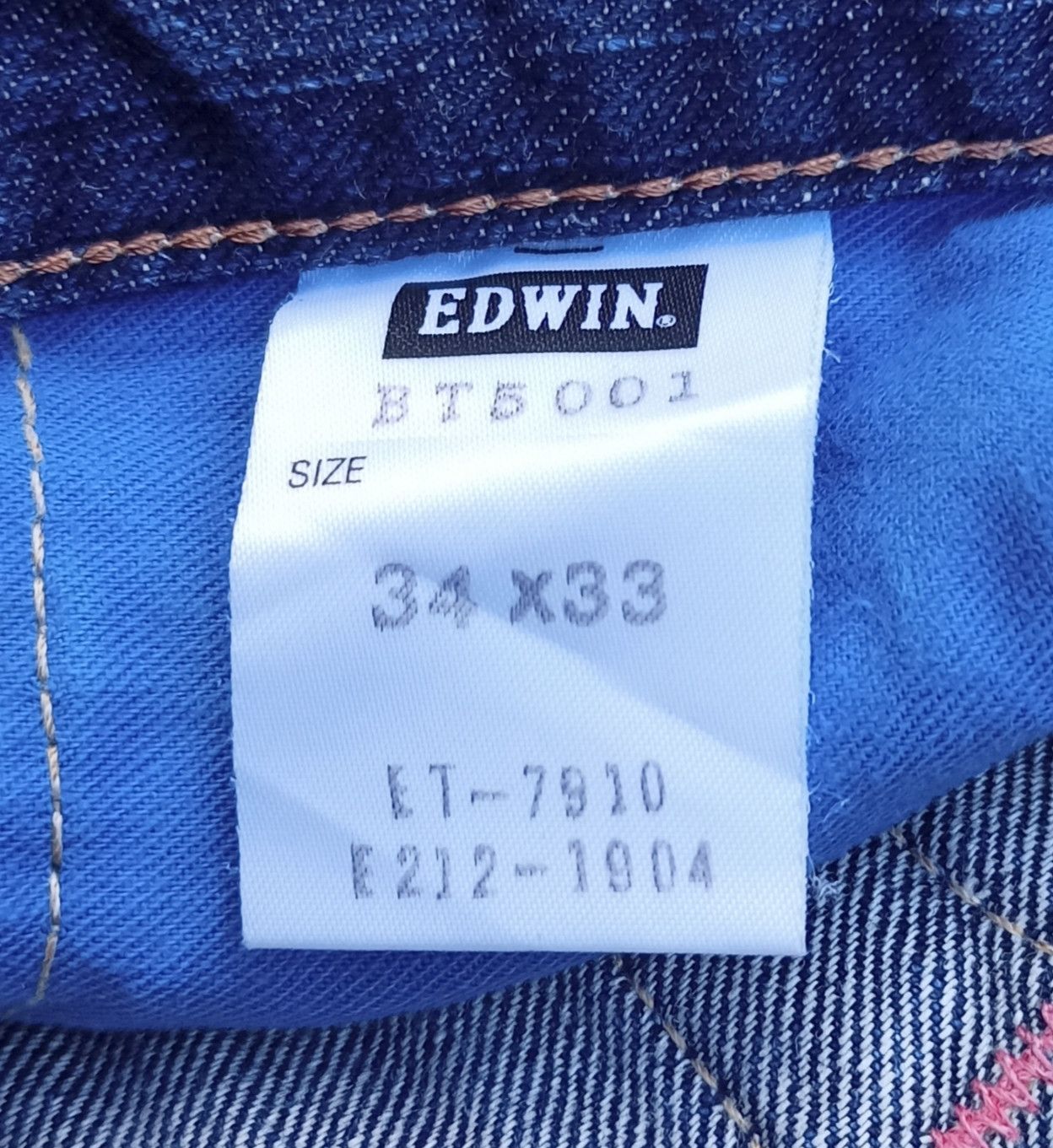 Edwin Edwin 503 Blue Trip Distressed Minimalist Flare Jeans Size US 34 / EU 50 - 15 Thumbnail