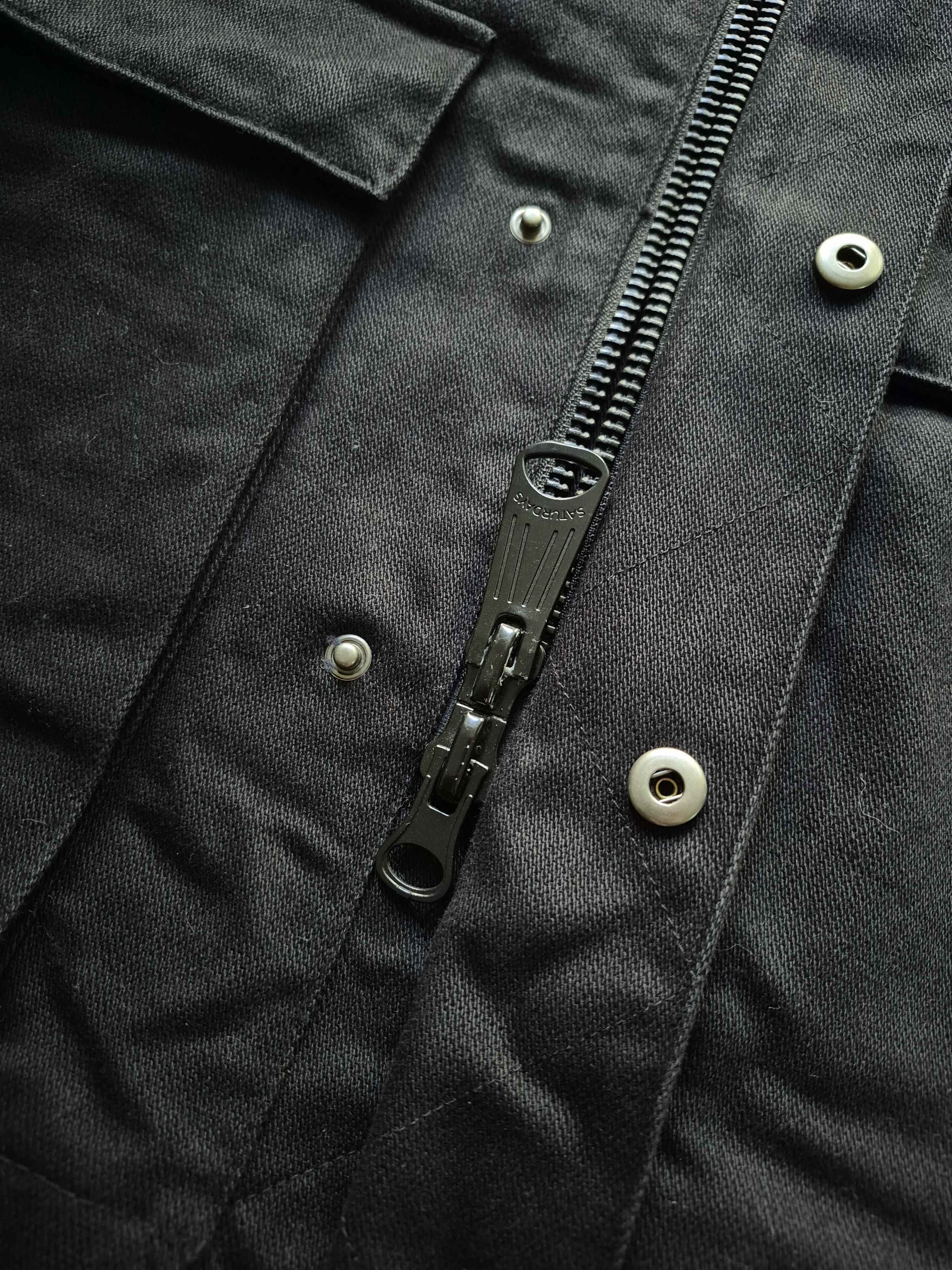 Saturdays NYC Saturdays NYC Black Hooded Lined Field Jacket Size US M / EU 48-50 / 2 - 4 Thumbnail