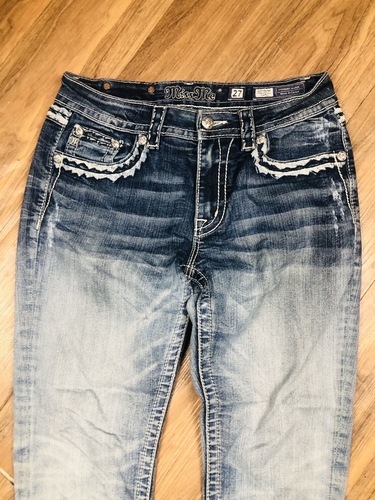 Miss Me MissMe Usa designer Jeans (37) Size 27" / US 4 / IT 40 - 3 Thumbnail