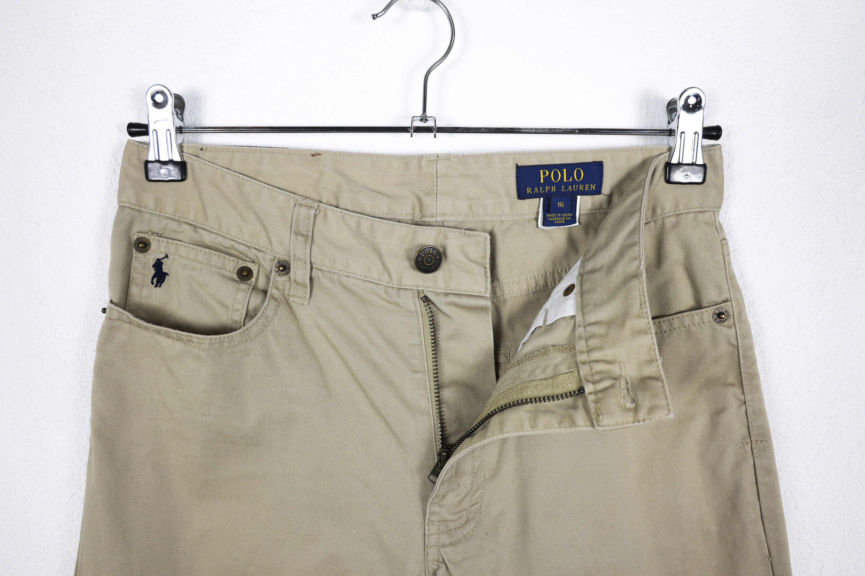 Polo Ralph Lauren Womens Polo Ralph Lauren Dungarees Beige Pants Size 28" / US 6 / IT 42 - 5 Thumbnail