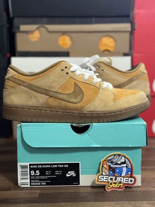 Nike Nike SB Dunk Low Wheat (2017) Size US 9.5 / EU 42-43 - 1 Thumbnail