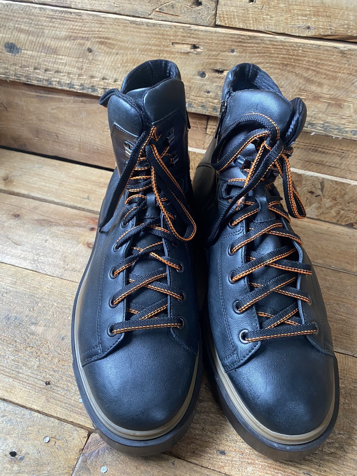 Designer × Prada × Santoni Santoni farah lace up hiking boots Uk 9 Size US 10 / EU 43 - 10 Thumbnail